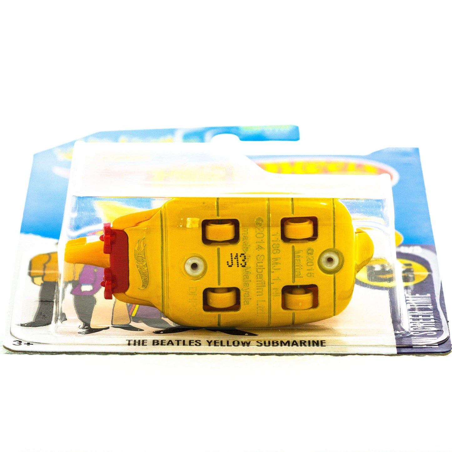 Hot Wheels 2016 HW Screen Time No. 225/250 1:64 Scaled The Beatles Yellow Submarine