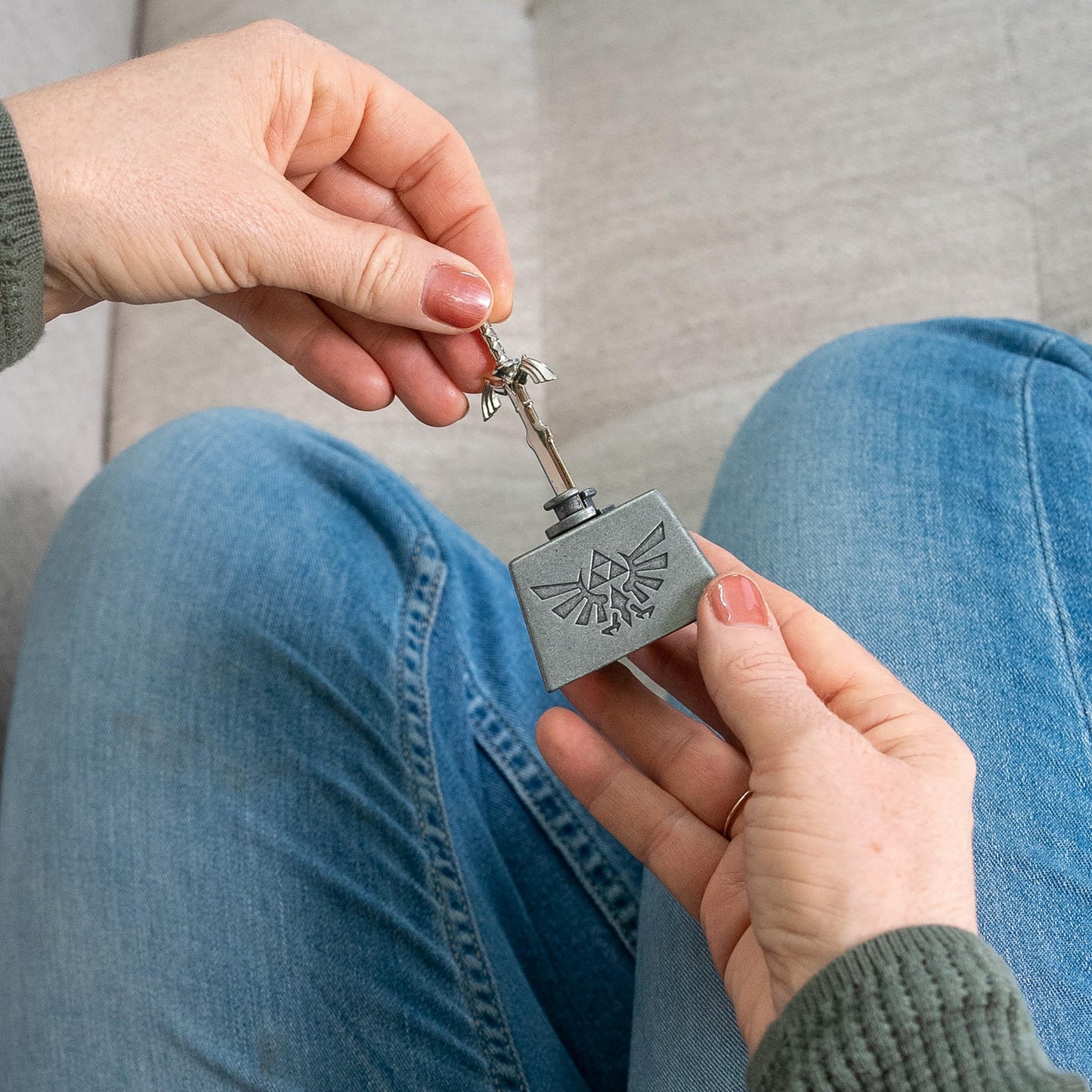 BePuzzled, Legend of Zelda Master Sword Hanayama Brain Teaser, Mensa Rated Level 6, for Ages 12 and Up