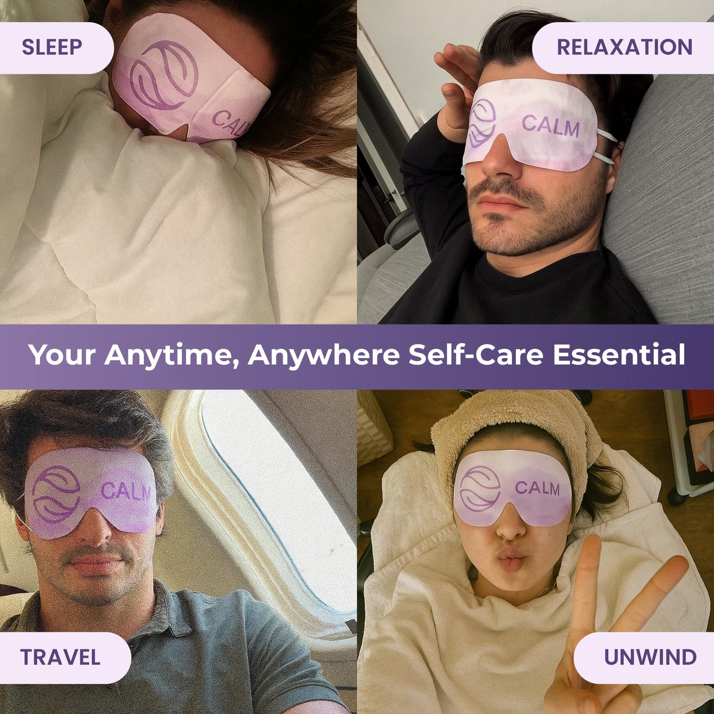 Body Restore Heated Eye Mask 5 Pack – Self-Heating Warm Compress for Dry Eyes, Relaxation, Stye Treatment, Gifts & Stocking Stuffers