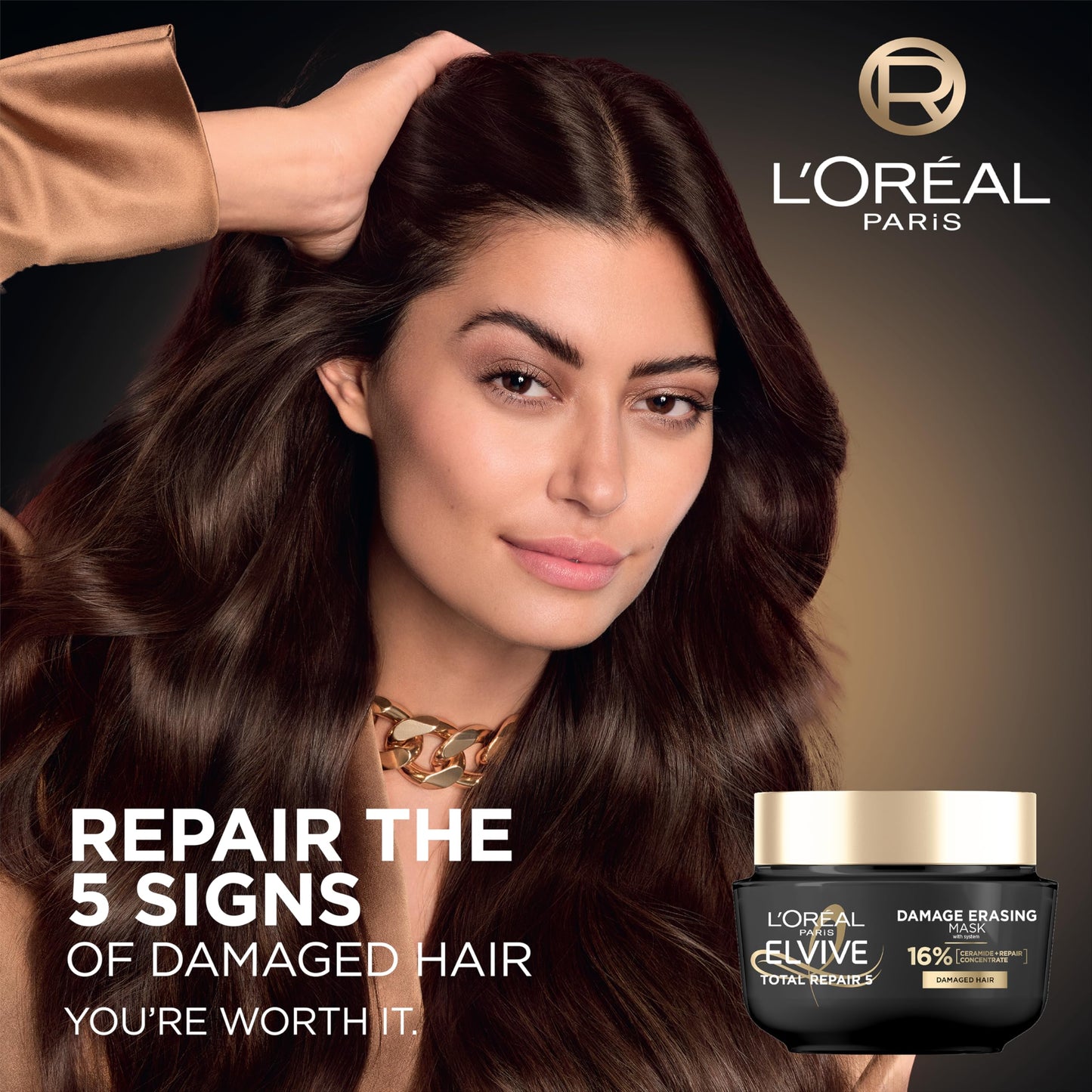 L'Oreal Paris Elvive Total Repair 5 Damage-Erasing Balm with Almond and Protein, 8.5 Ounce (Packaging May Vary)
