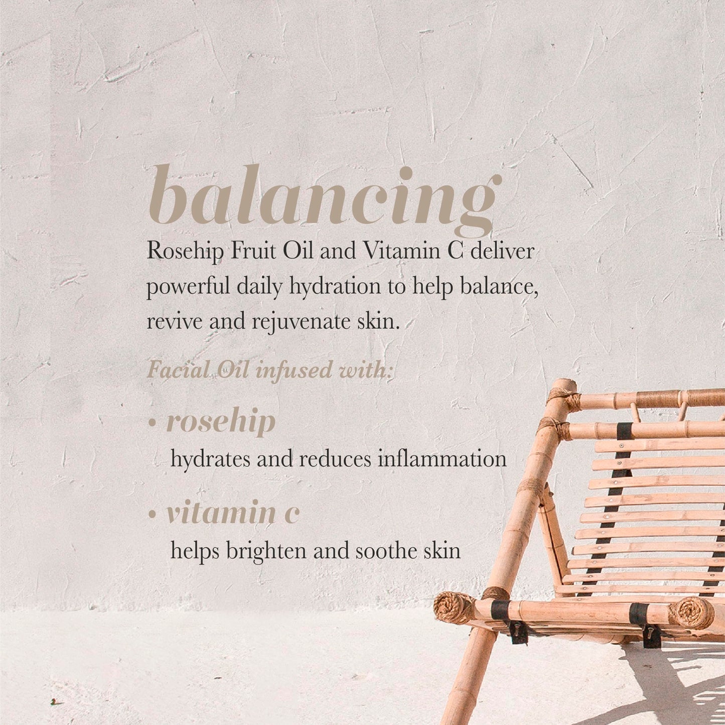 Pearlessence Rosehip Balancing Facial Oil + Rosehip Fruit Oil & Vitamin C | Daily Hydration to Help Balance & Revive Skin | Made in USA & Cruelty Free