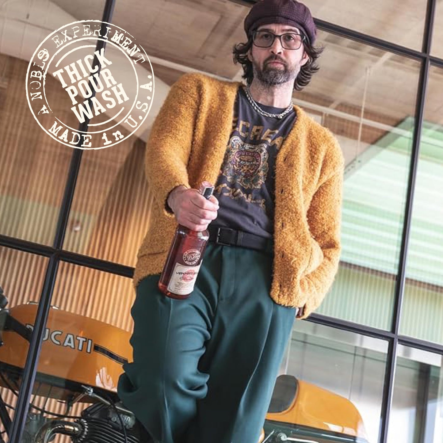 18.21 Man Made Original Sweet Tobacco 3-in-1 Body Wash, Shampoo & Conditioner for Men | Strengthens & Moisturizes Hair & Skin | 3.4 oz