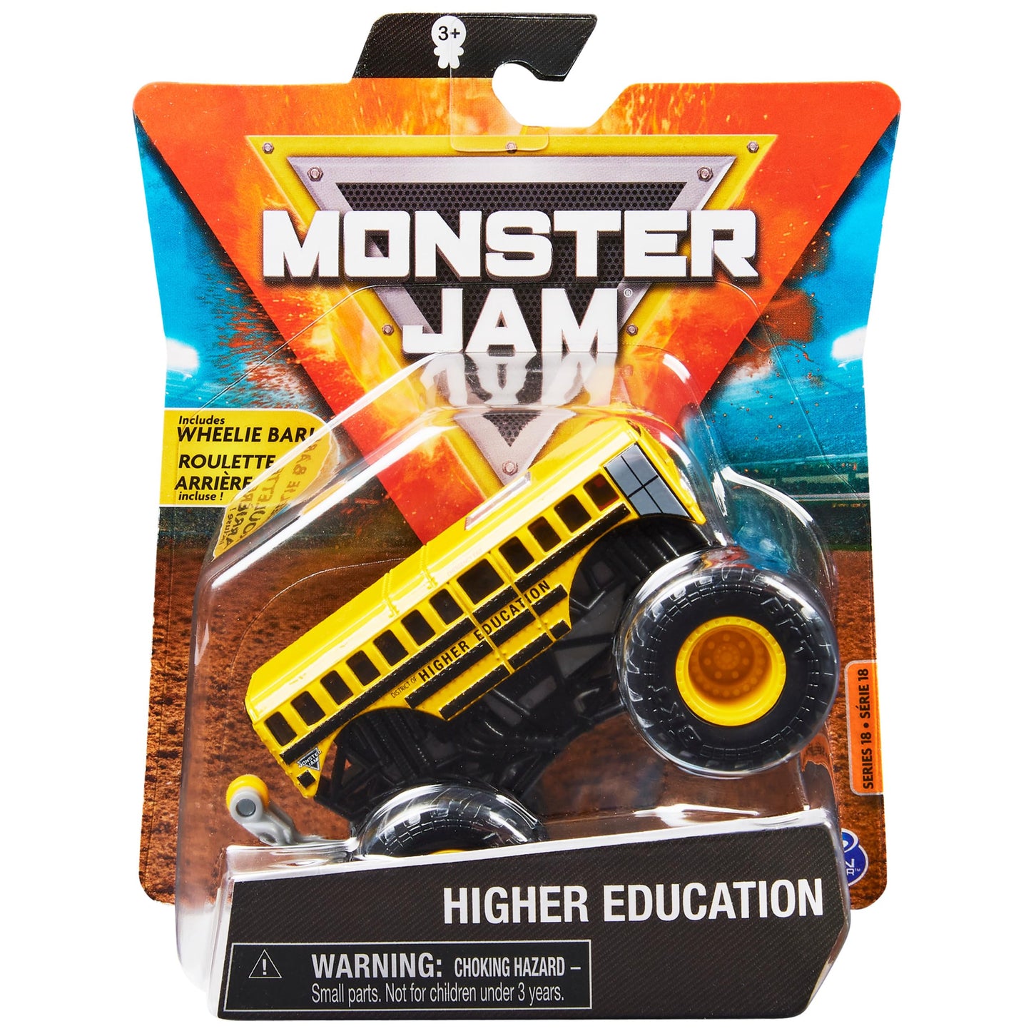 Monster Jam, Official Higher Education Monster Truck, Die-Cast Vehicle, Arena Favorites Series, 1:64 Scale