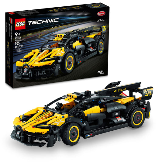 LEGO Technic Bugatti Bolide 42151 Racing Car Set – Build & Race Sports Car Kit for Kids, Teens & Collectors, Ages 9+