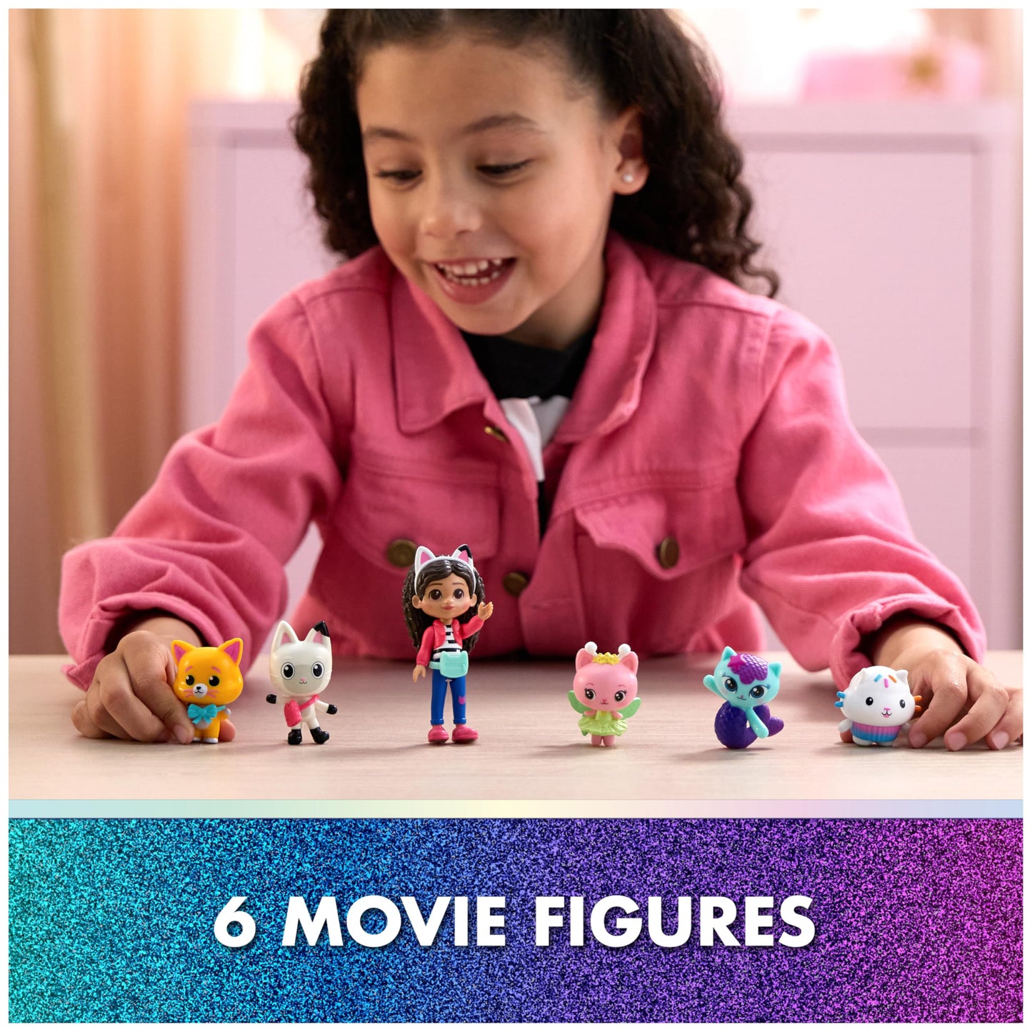 Gabby's Dollhouse: The Movie, Cat-Venture Crew Pack, 11-Piece Toy Figure Set with Accessories, Kids Toys for Girls & Boys Ages 3 and Up