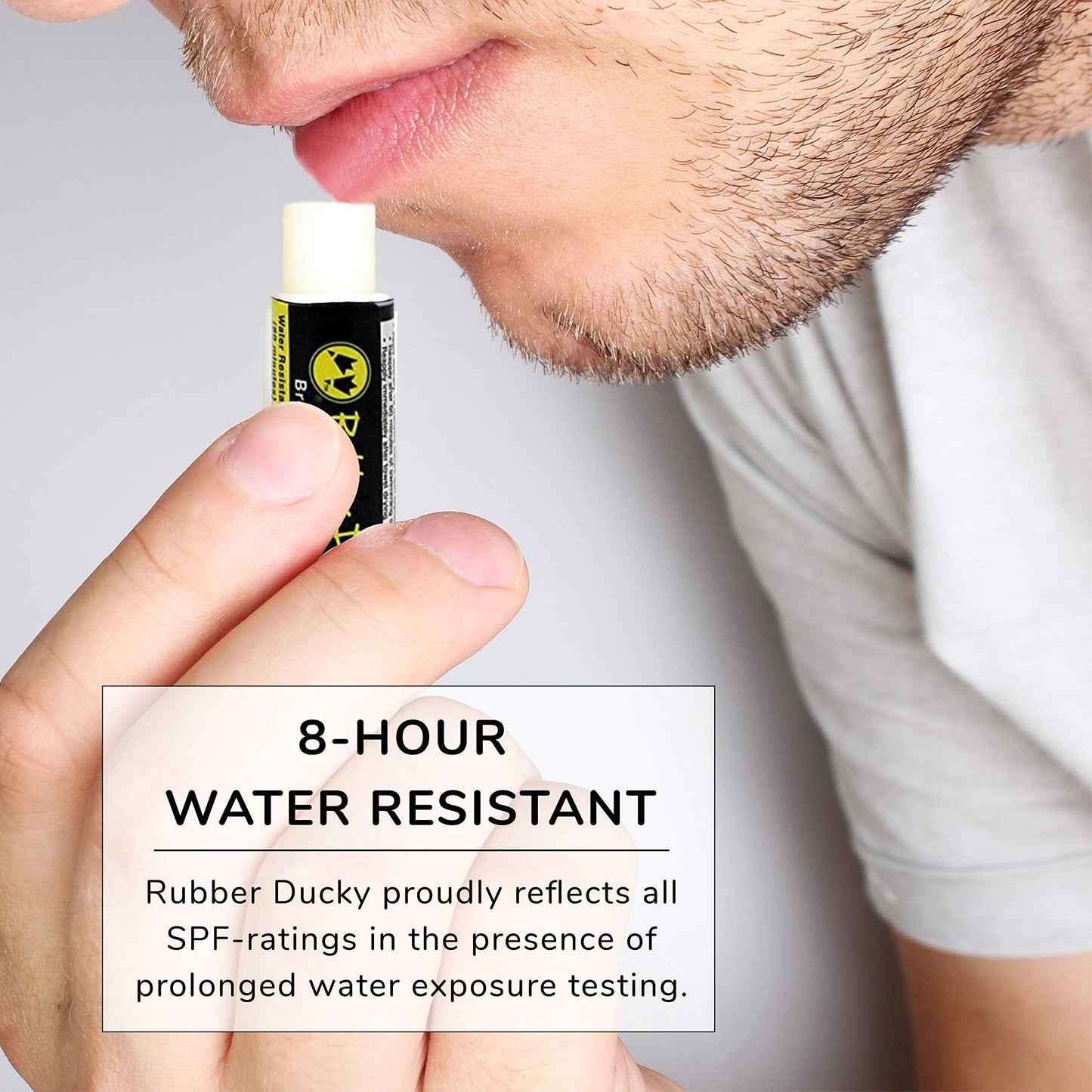 Rubber Ducky Mineral Lip Balm SPF 39 – Coconut Flavor, Reef Safe, Vegan Lip Sunscreen with Vitamin E, Broad Spectrum, Water Resistant, 3 Pack