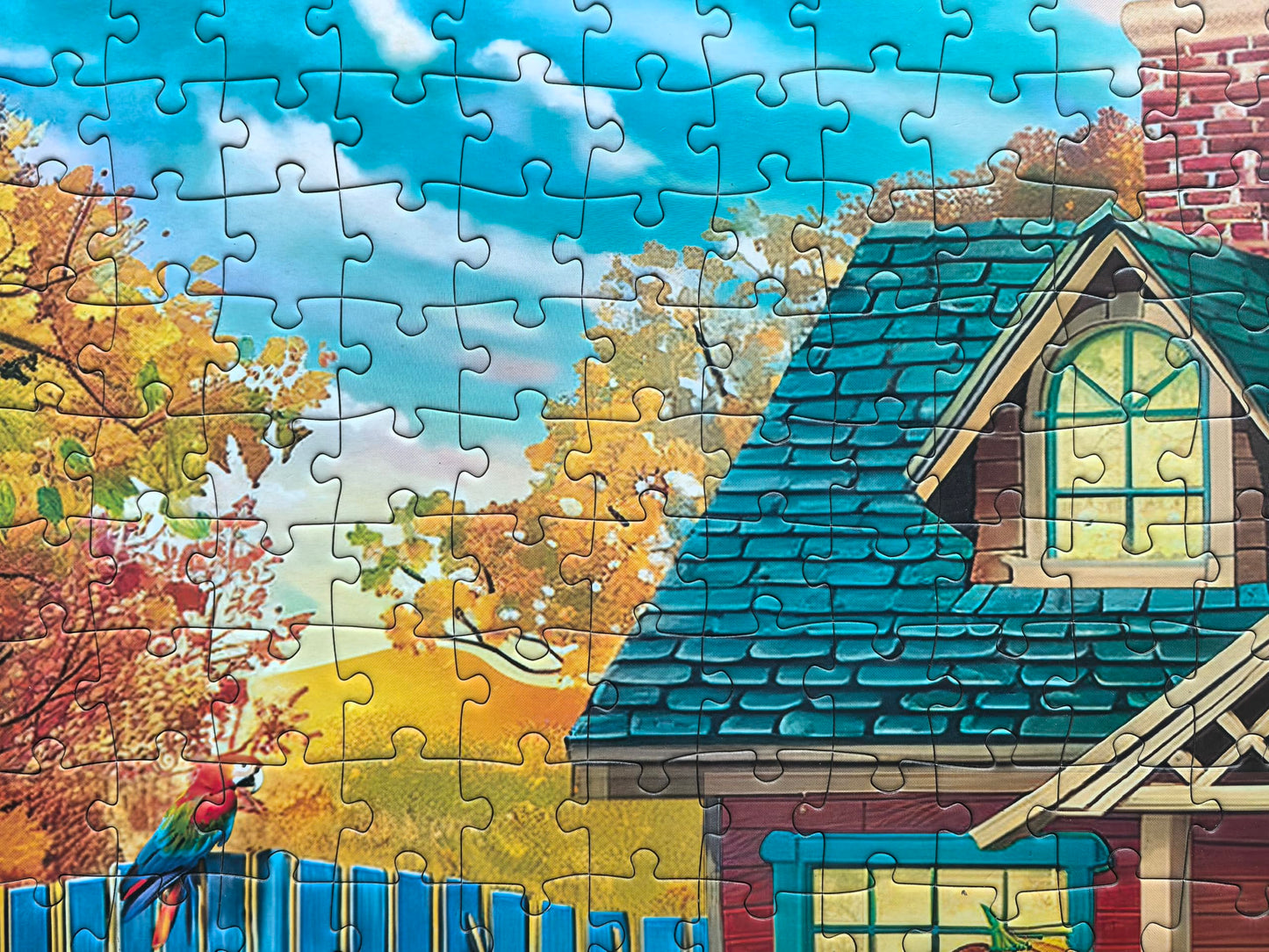 300 Piece Puzzles for Adults Large Piece - Fall Puzzle - Autumn Pumpkin Harvest