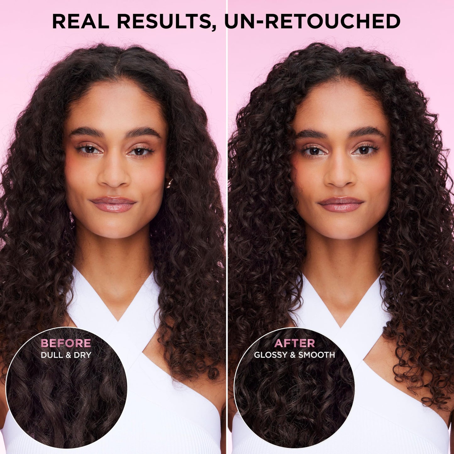 L'Oreal Paris Glossing Sulfate Free Conditioner with Glycolic Acid, Hair Care for Lasting Shine and Smoothness for Dull, Dry Hair, EverPure, 6.8 Fl Oz