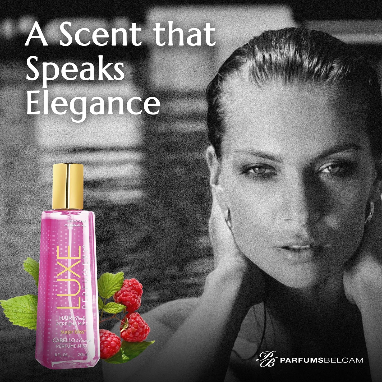 Luxe Perfumery Hair & Body Perfume Mist Sugar Bliss, 8.0 fluid ounce